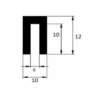 12x10x6 mm EPDM