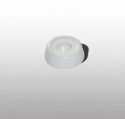 GUMOVÝ DORAZ Ø 21 X 6,5 MM biely