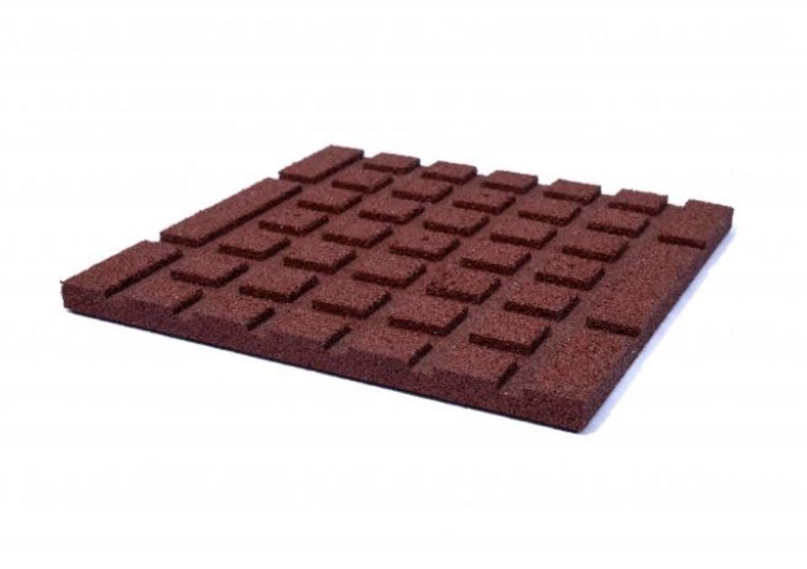 Gumová dlažba Hela plus 500x500x25 mm