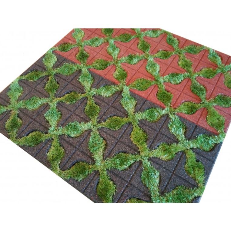 Gumová zatrávňovacia dlažba GRETA 500x1000x45 mm