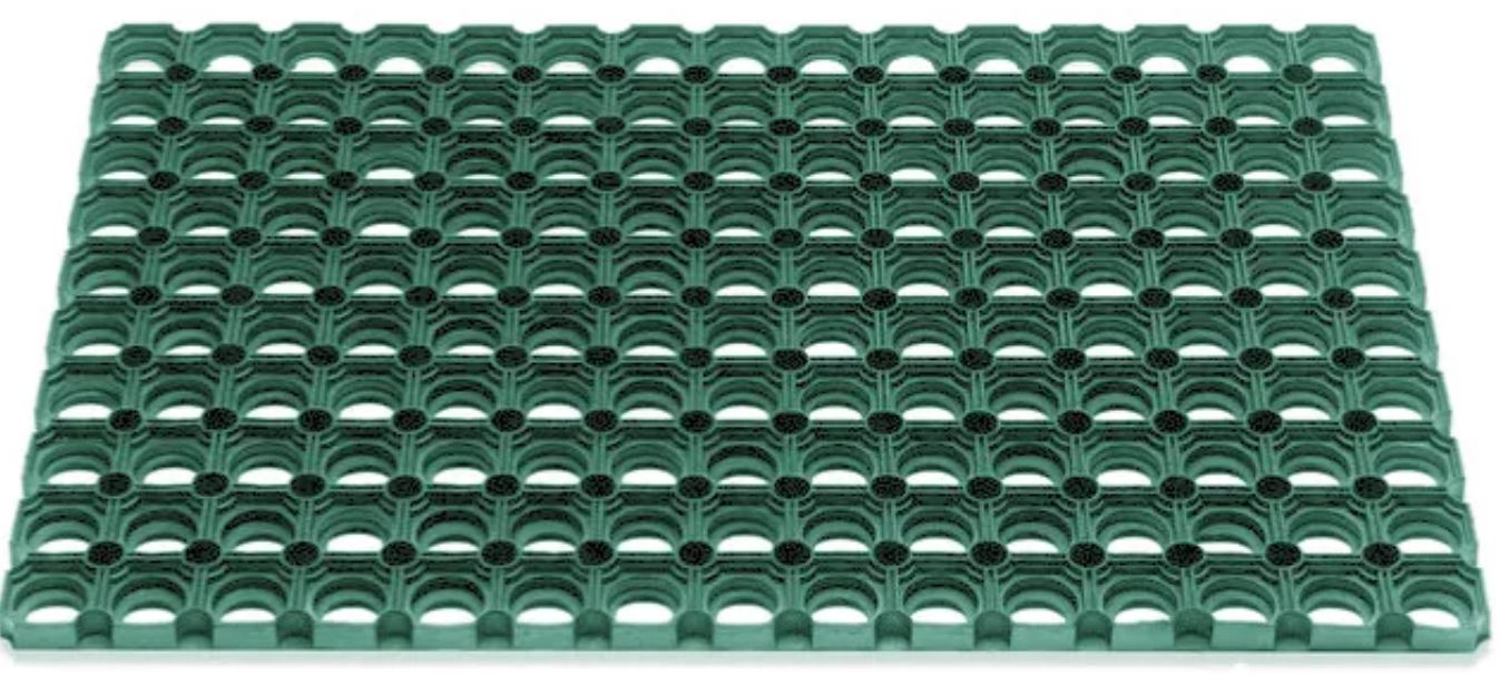 Gumová zatrávňovacia rohož pre detské ihriská zelená 100x150 cm