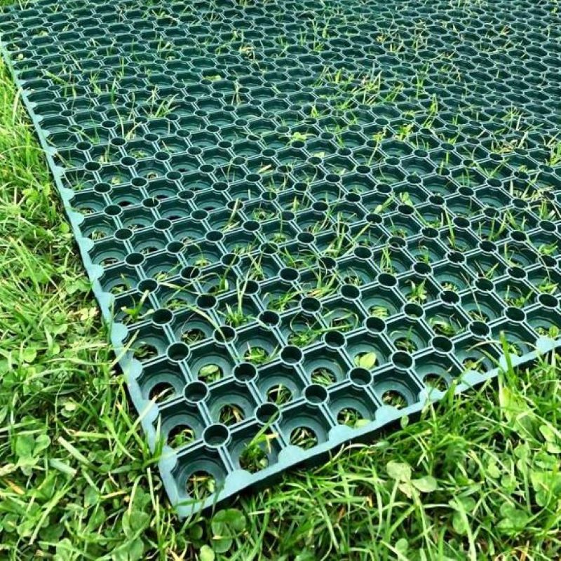 Gumová zatrávňovacia rohož pre detské ihriská zelená 100x150 cm