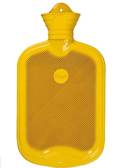Termofor - gumová zahrievacia fľaša 2,0 l žltá
