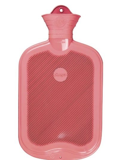 Termofor - gumová zahrievacia fľaša 2 l ružová