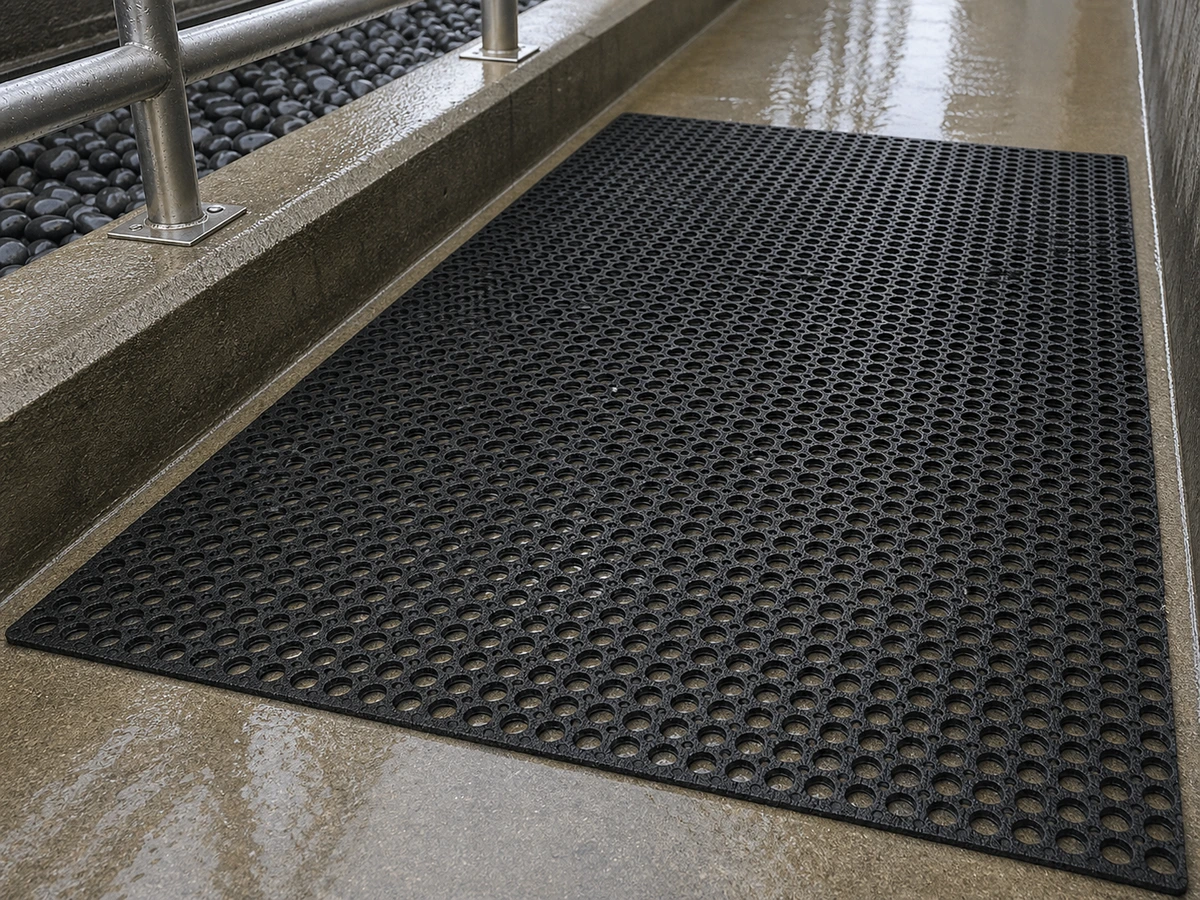 Protišmyková gumová rohož Melisa metráž - pouzitie produktu