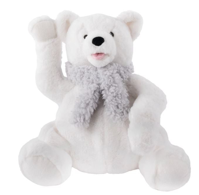 Detský termofor v plyšovom obale Medvedik Knut 40 cm