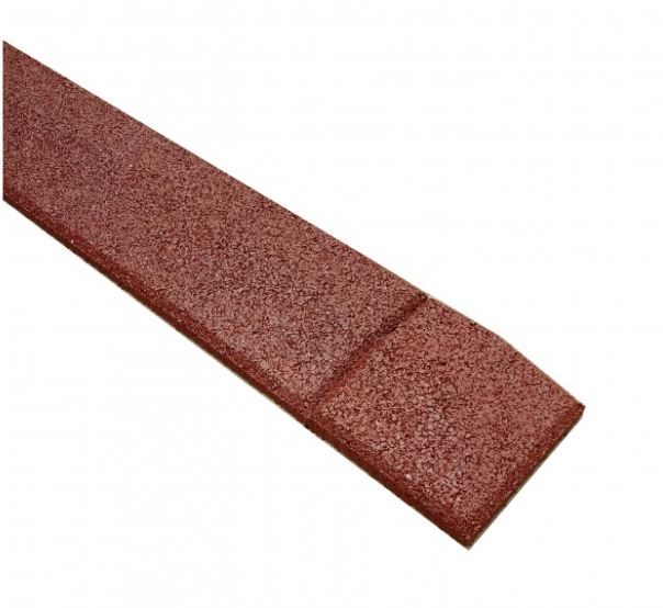 Gumová nábehová hrana priama 500x107x25 mm